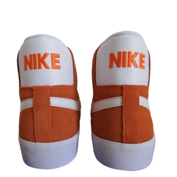 NIKE SB ZOOM BLAZER MID SAFETY ORANGE-WHITE SZ 10 |864349-800| main image 8